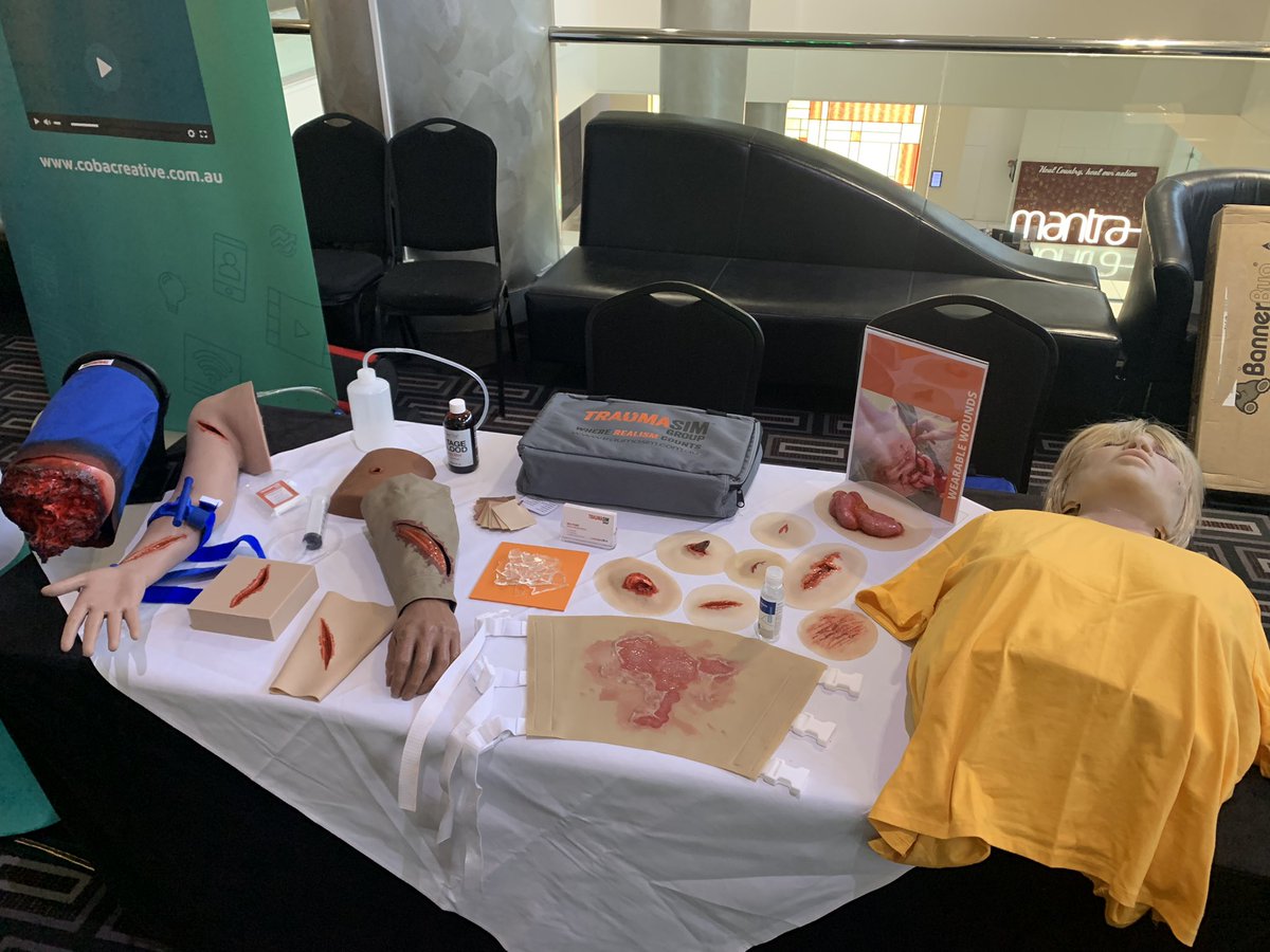 TraumaSimGroup's tweet photo. Good morning Gold Coast! All set and ready for day 1 of #nifat2022. https://t.co/cWc2VDs2ML
