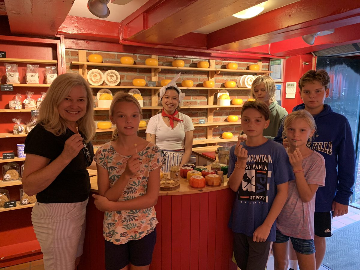 MonicaMalpass's tweet photo. The Netherlands is amazing for families. From windmills, to canal rides, chocolates, cheese &amp; much more! Thanks to our friends, the Van Der Wurffs for their incredible hospitality &amp; fun!! Priceless. #Netherlands #vacation #summer2022 #travel https://t.co/utTLErtTjL