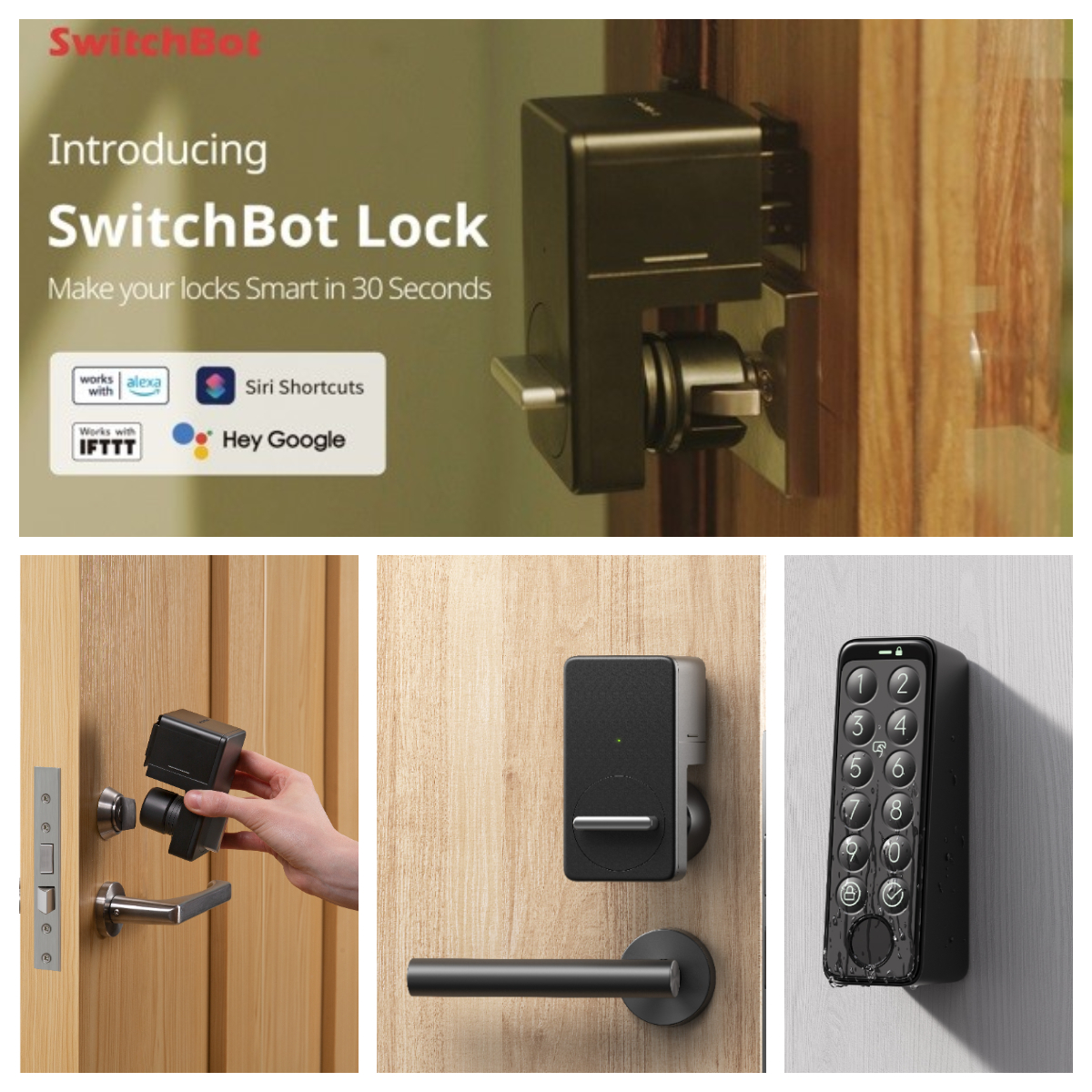 nrpena's tweet image. Here&apos;s some more pics of @SwitchBot #SmartLock &amp;amp; #KeypadTouch from my @HiTechchic post!