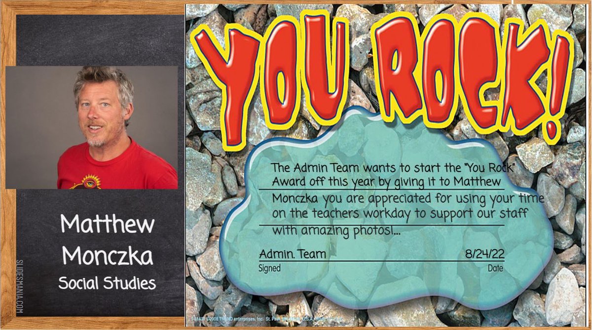 actrojans's tweet photo. 👇🪨 Congratulations to our Social Studies teacher Matthew Monczka for receiving this weeks YOU ROCK award!!!!
#achspride #unitythroughcreativity #ourwhy #trojanpride #aurorapublicschools https://t.co/Ok77OZpgiL