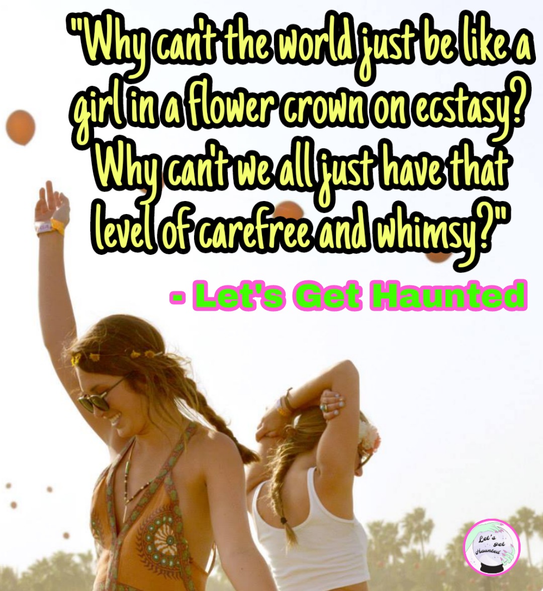 zekegonzalez22's tweet photo. Some wise words from @LetsGetHaunted #FestivalPeople https://t.co/8hunie89mk