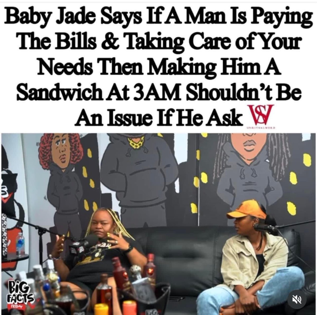 bella2_bougie's tweet photo. Ladies, are you making the sandwich? 
Fellas, are you expecting this of your woman if you are paying the bills and taking care of her needs? https://t.co/63N488ZgVo