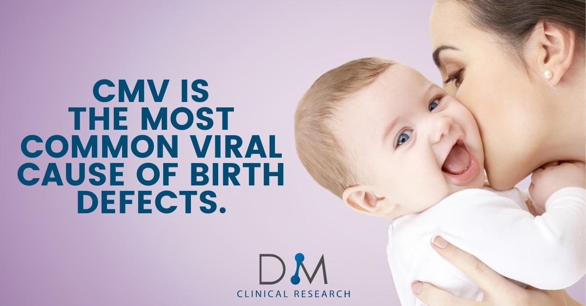 CMV can cause multiple disabilities such as hearing or vision loss, intellectual and developmental disabilities, and more. Learn more how you can participate in CMV studies by calling 281-517-0550 Ext.64 or visiting dmclinicalresearch.com/cmv/

#CMV #cmvawareness #birth