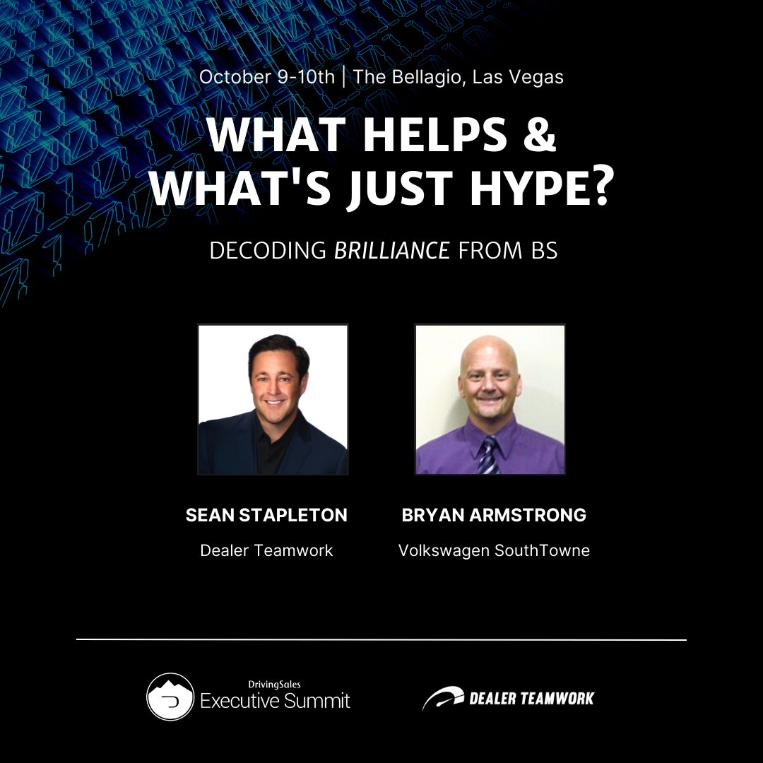 Automotive marketing is changing, are you up to speed? 
Use code: 'STAPLETON100' for $100 off registration, and make sure not to miss this exclusive keynote presentation -- only at <a href="/drivingsales/">DrivingSales</a> Executive Summit!