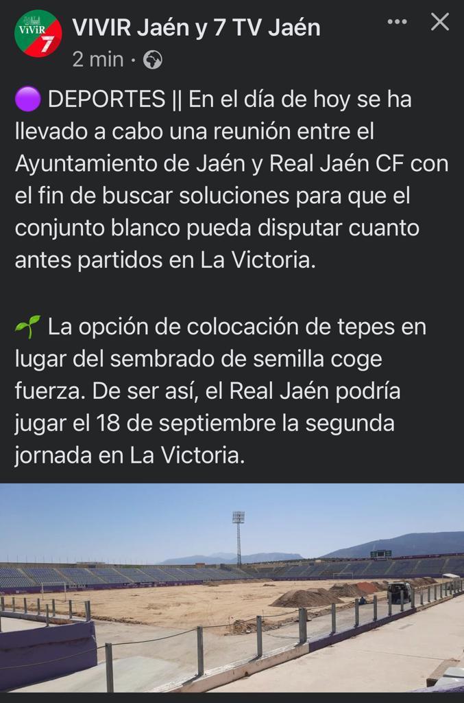 SelectosRJaenFS's tweet photo. 🏟️ #NLV #Jaén #Césped o #teppes
Yo prefiero: teppes @RealJaenCF
@AytoJaen
miércoles 24-08-2022 @7TVJaen
Domingo 21-08-2022 @DiarioJAENes https://t.co/Y87UGqhx6j