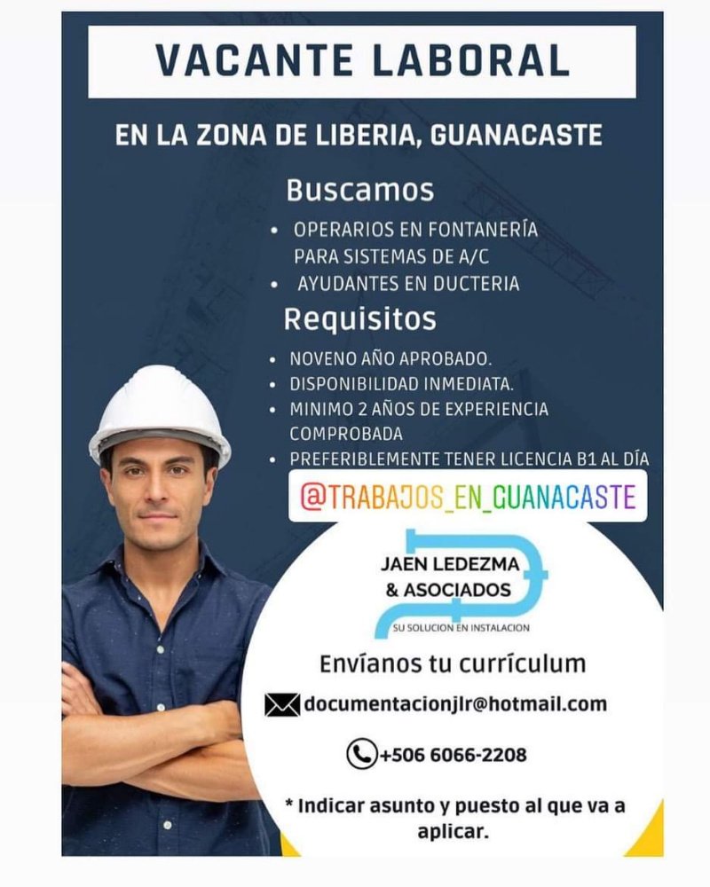 BreteBuscando's tweet photo. 75 Ofertas de Empleo. 
👩‍🏫👨‍🍳👩‍🔧👩‍🔬👨‍💼👩‍✈️👮‍♂️👷‍♂️

#compartiresgratis #EmpleoCR #TrabajoCR #buscandobrete

Todas las ofertas de esta publicación aqui 👉

https://t.co/VYaOOfy3bH https://t.co/G93CXjGTs9