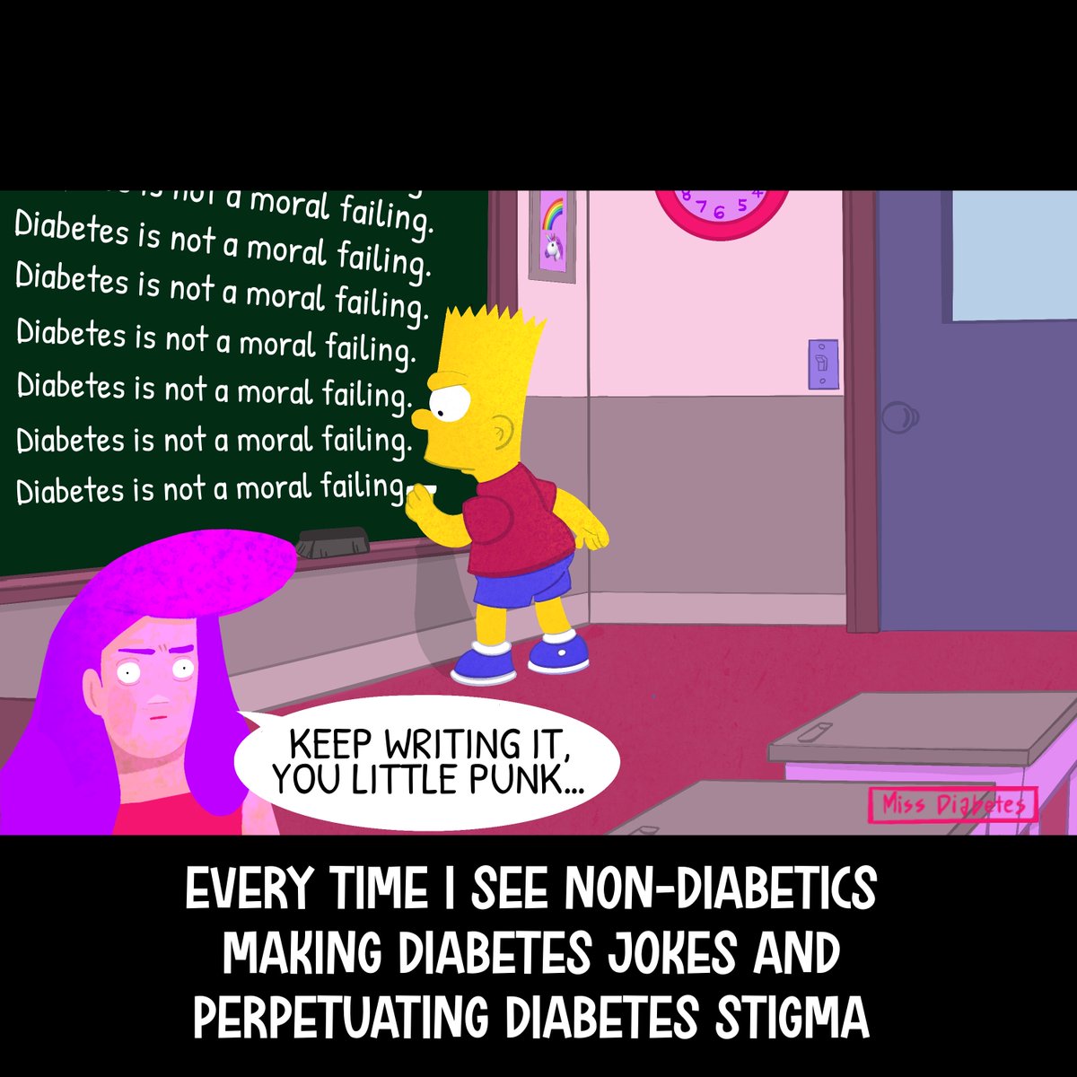 miss__diabetes's tweet image. Every time I see non-diabetics making jokes and perpetuating diabetes stigma, I think of this…Anyone else have these kind of thoughts?😅💙