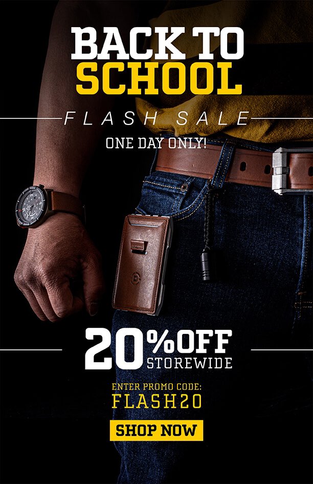 FLASH SALE! Enter FLASH20 at check out to get 20% off our entire store. This offer ends TONIGHT @ 11:59pm PST. Shop now: dangoproducts.com #sale #flashsale #BackToSchoolSale #deals #promo