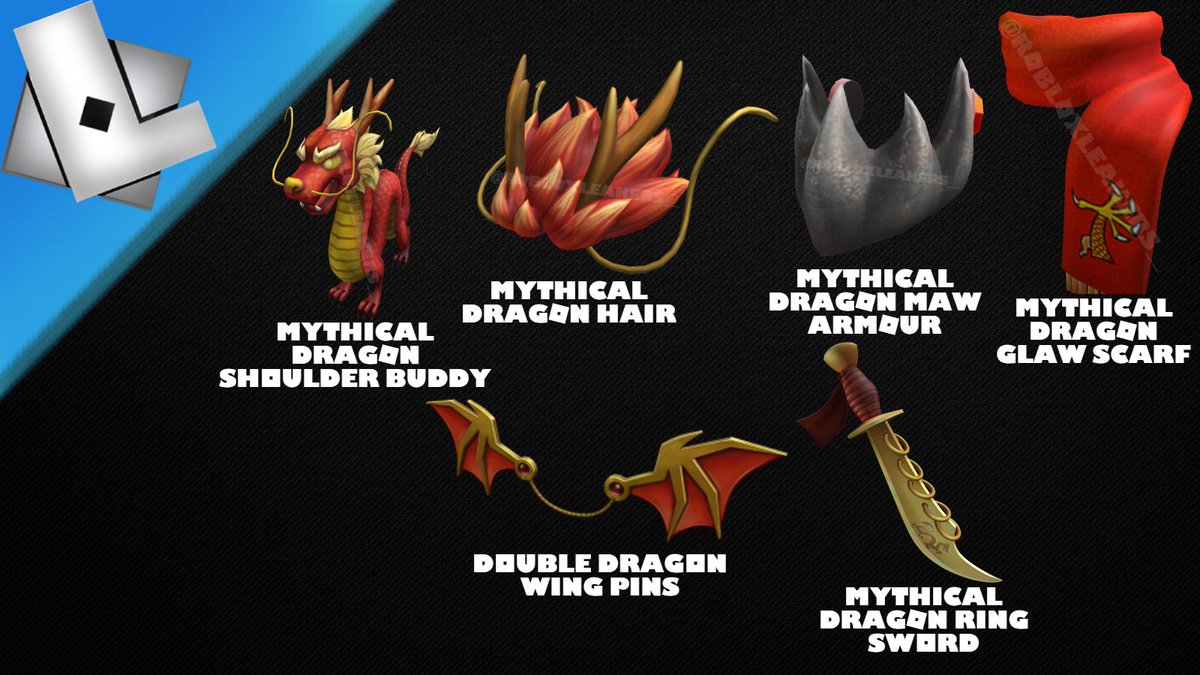 RobloxLeakers__'s tweet photo. NEW ROBLOX GIFT CARD ITEMS

Seems like 6 New Dragon themed Gift Card items have been leaked! 🐉

I'm not sure when they'll come but expect in the nearest couple months! https://t.co/zcEM0EVkGO