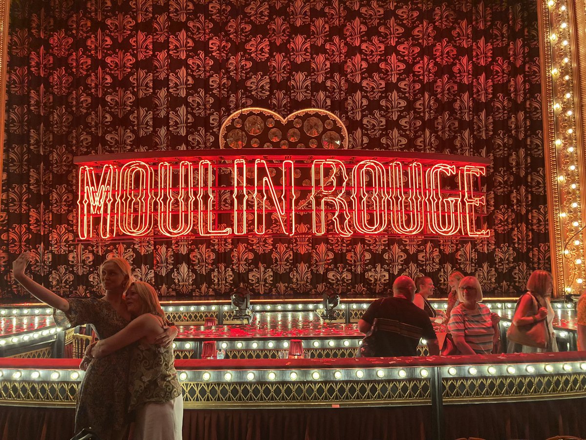 Totally blown away by <a href="/moulinmusicaluk/">Moulin Rouge The Musical UK</a> this afternoon. Sat in the Can Can seats and felt like we were part of the cast! Outstanding performances by all. Thank you ❤️ #moulinrouge #westend #theatrelover