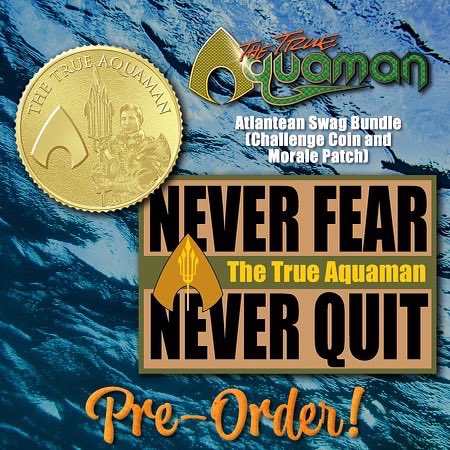 thekingaquaman's tweet photo. tlantean Swag Combo Pre-Orders are now being taken. Only 25 sets will be offered. Set includes a 1.75β Challenge Coin and Velcro backed moral patch for $30 shipped in the US. ππ± #thetrueaquaman #aquaman #Atlanteancurrency #challengecoin #moralpatch #preorder #neverfearneverquit https://t.co/CXgGF2SWJ0