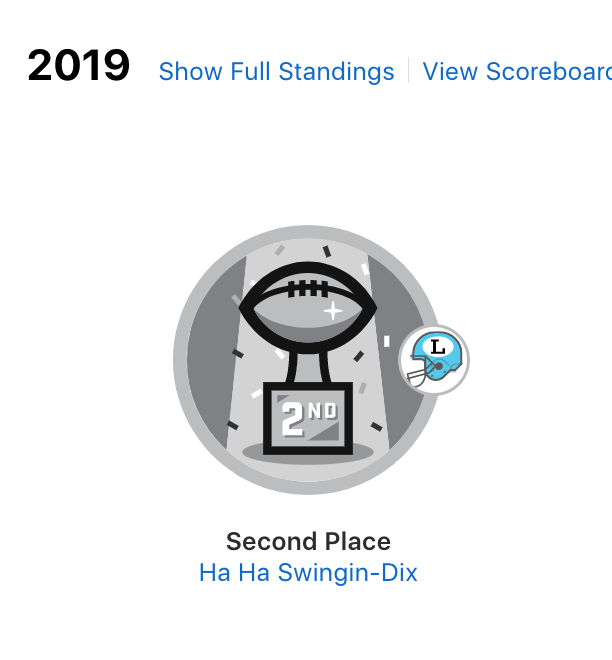 LaMelcher's tweet photo. Our league has been around since 2014. I've lost 5 championships. 

Back to back in 2015-2016 and back to back to back in 2019-2021. 

I still have not won a championship. Theres no one game, just years of pain.

Xbox one. https://t.co/HPrUcova9X