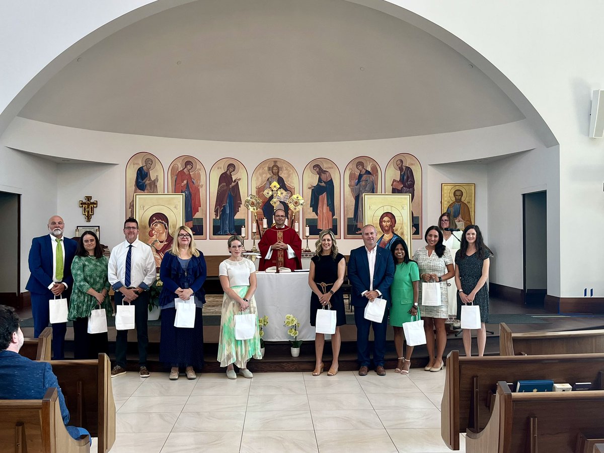 HCDSB's tweet photo. Welcoming the newest members of our @HCDSB school and system leadership team at this morning’s commissioning ceremony! #HCDSBleaders https://t.co/U1TrKMZ0Fd
