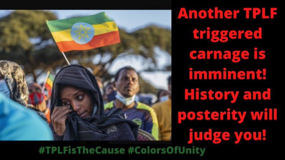 MillionZewde's tweet photo. The GoE unveiled its proposal for peace including plans for a ceasefire & restoration of services in Tigray. And the people of #Ethiopia is undergoing national dialogue for a lasting peace. Yet TPLF has chosen another WAR over PEACE. TPLF’s belligerence Must Be Condemned! #NoMore https://t.co/mZwPflGPob