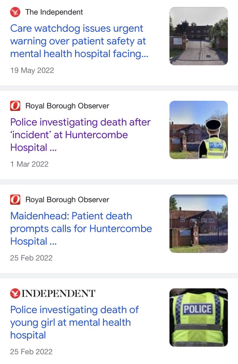 CAMHSinCRISIS's tweet photo. @therichbennett There was a tragic death in Feb at #Huntercombe Maidenhead.
A damming new CQC report will be published tomorrow.
Guess what! Yet another unit name change after a death it’s now #TaplowManor ! @DaveRackliff
#RIPRuth https://t.co/NR58TRK5Fk