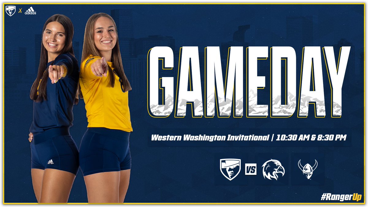 RegisRangers's tweet photo. VB | Let's play ✌!  

Rangers open 2022 season out at the Western Washington Invitational! #RangerUp 

🆚: Cal. State, LA | Western Washington
📍: Bellingham, WA
🕖: 10:30 AM (MDT) | 8:30 PM (MDT)
📊: https://t.co/rYXO3Z6Hho
📺: https://t.co/sL2zMOuOOJ https://t.co/yvsox0Z7FJ