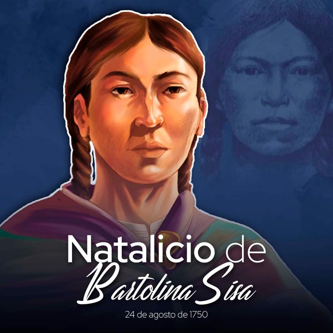 Hace 272 años nacía la líder indígena Bartolina Sisa en la provincia Loayza del departamento de La Paz. Jugó un papel importante en la rebelión contra el yugo español junto a Túpac Katari.
