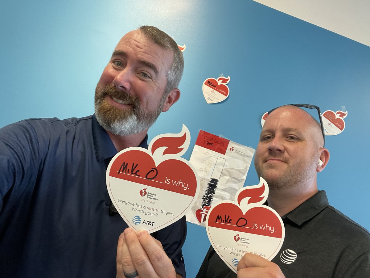 Great day of visits with <a href="/DViechnicki/">Dan Viechnicki</a> and <a href="/relayrichard/">Richard Totten</a>.  Making sure to support a great cause for a mutual great “why”…@oliveiramikeO <a href="/American_Heart/">American Heart Association</a>
