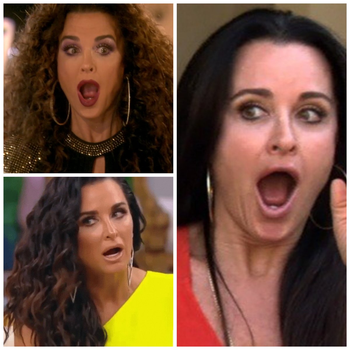 RubyStarrlight's tweet image. We need change in the world including the one and only "try to look shocked" face of this housewife. @KyleRichards #RHOBH @BravoTV @Realitytea