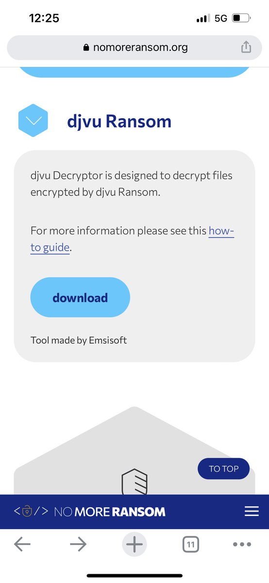 0xDebugger's tweet image. nomoreransom.org/en/decryption-…