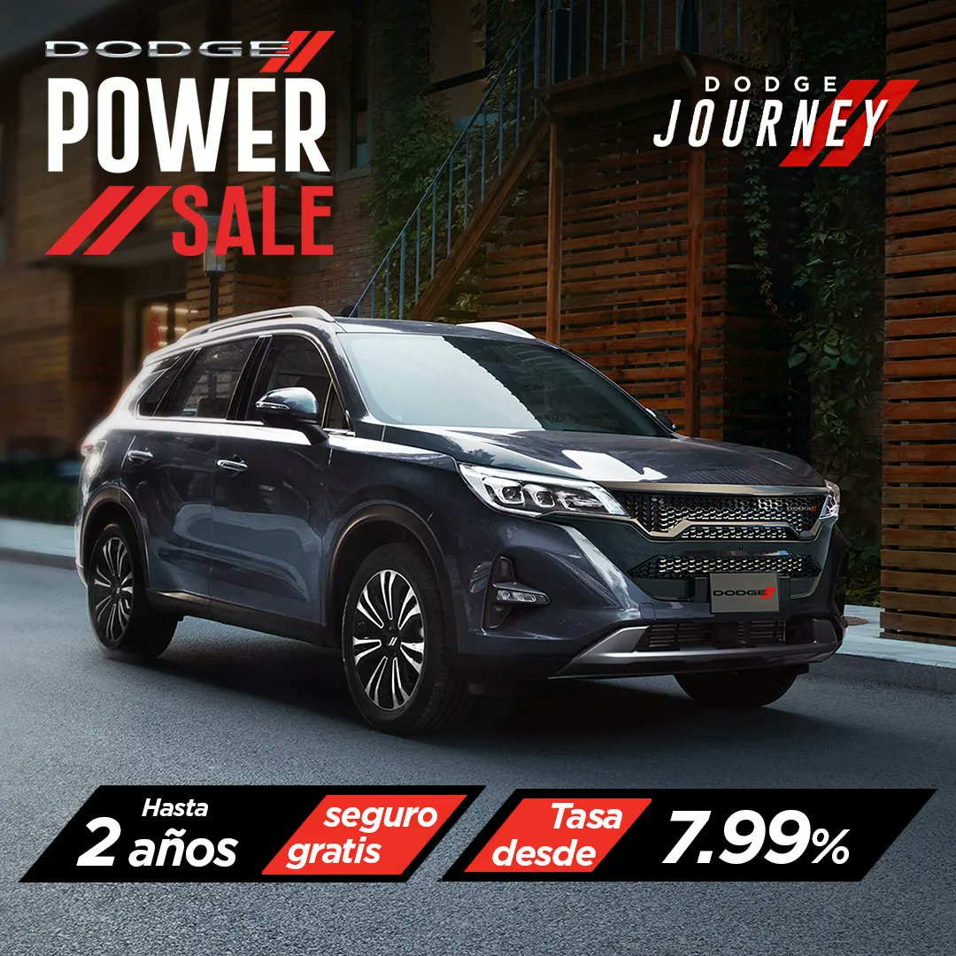 ChryslerCun's tweet photo. Llévate un Dodge Journey este Power Sale. 🤩
Aprovecha La mejor promoción del año! Poderosas ofertas con las mejores tasas.
¡Estrena hoy mismo!
Solo del 23 al 31 de agosto de 2022. https://t.co/0oMyOodYCD