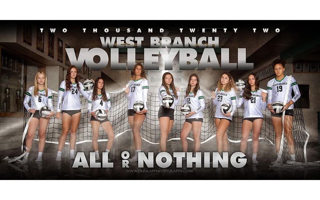 TerryDunlap's tweet photo. West Branch volleyball banner #dpsports #dunlapphotography https://t.co/foRCNffOWj https://t.co/vbyX9cgwE8