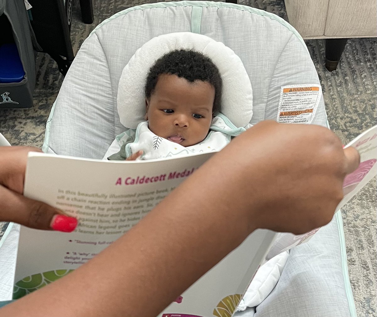 We are our child's first teacher!! My son enjoying a book from our daily read aloud!! @ChrisNWest #caldecottmedal #literacy #APmom