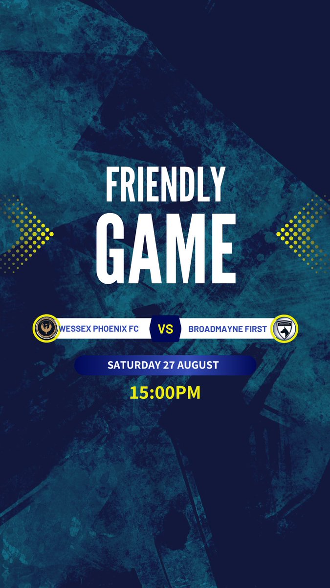 BroadmayneFc's tweet photo. We finish our preseason against  Wessex Phoenix FC on Saturday the 27th August https://t.co/9OOoDtRrFf