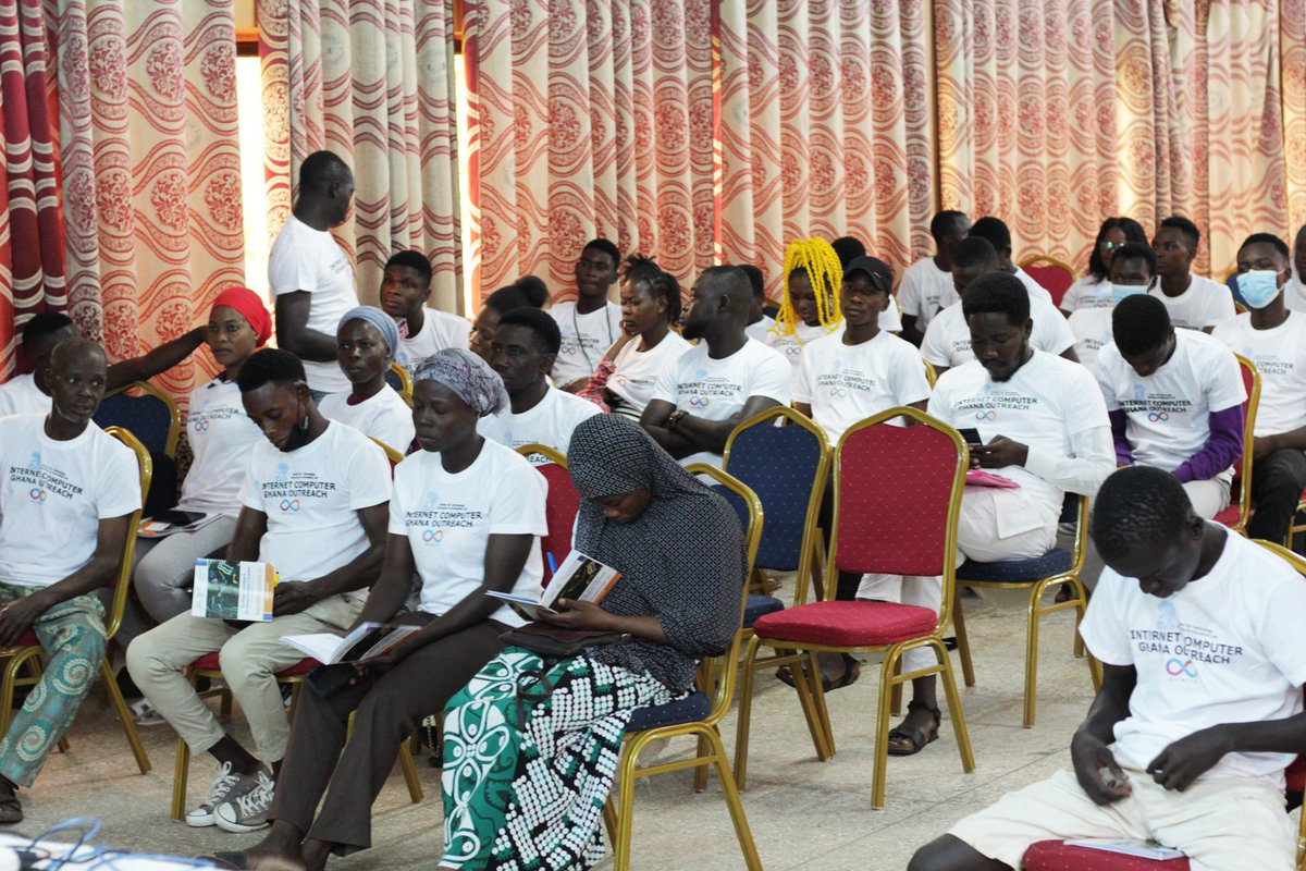 cteil_gh's tweet photo. Hi #DFINITY community..Ghana Dfinity team had a great event over the weekend in the city of Damongo where we Educated the youth about blockchain, the ICP ecosystem and the opportunities available 😊... thanks @cteil_gh @DfDfinity @giulia_guizza @ICPSquad https://t.co/pxxTeDSvgC