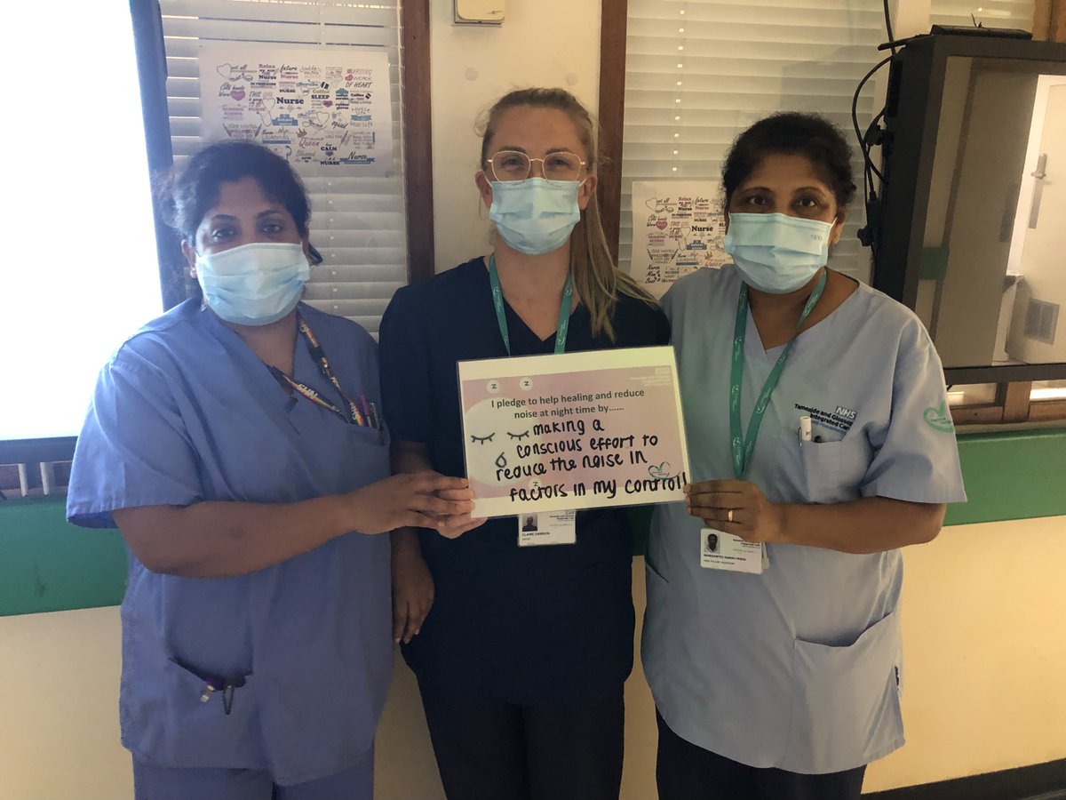 TGICFTSaferCare's tweet photo. All members of staff present @ night π across the hospital can make a difference to noise levels π€« Here are some pledges from different areas & how they will play their part π΄ π€ #noiseatnight #promotesleep @SusieR1 @pat_exp_plus @Candicewalker00 @lucyhoyle11 @GemmaHallTGH https://t.co/BFQphmPu9T