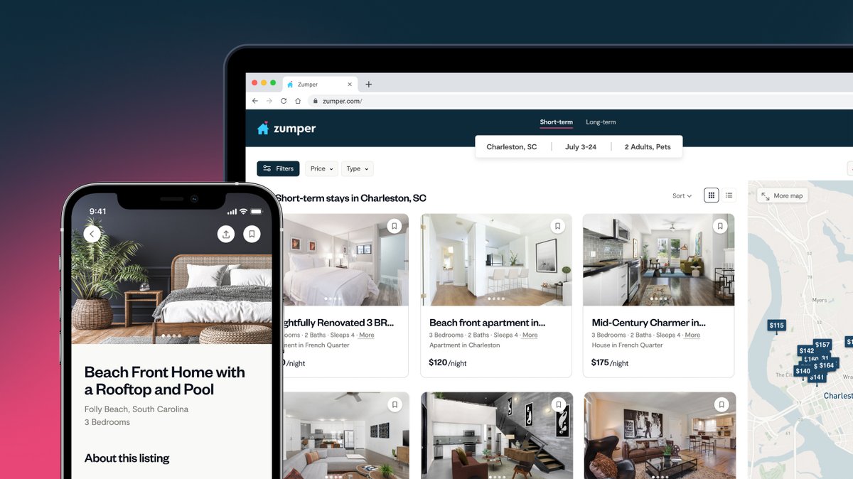Today we debut Z4, the fourth generation of <a href="/Zumper/">Zumper</a>'s product, two weeks before our 10th birthday! 

It's been a long journey to this point, with thousands of ups &amp; downs 📈📉📈

(🧵)