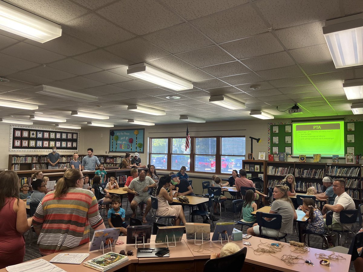 WaukazooWO's tweet photo. The @PTAofWaukazoo has a packed house for “New to the Zoo” tonight. Great to see lots of new families visiting @WaukazooWO! #GoWO #GoWZ #GoPTA https://t.co/VZQTx9a8pW