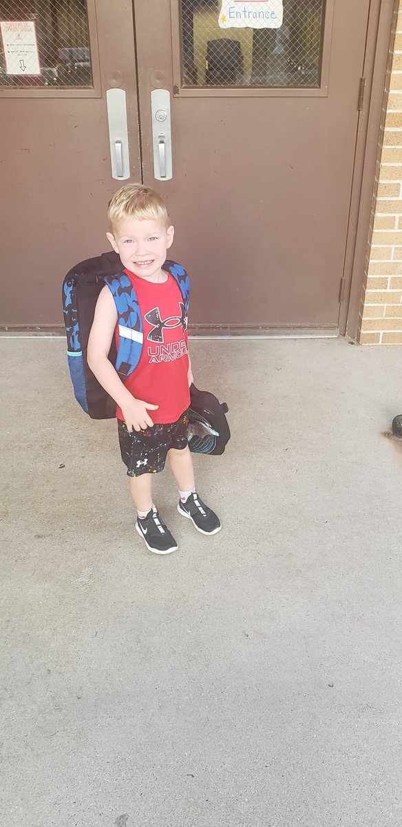 sambrummer's tweet photo. 1st day of Pre school for Max #timeismovingfast https://t.co/h17avdMfeD