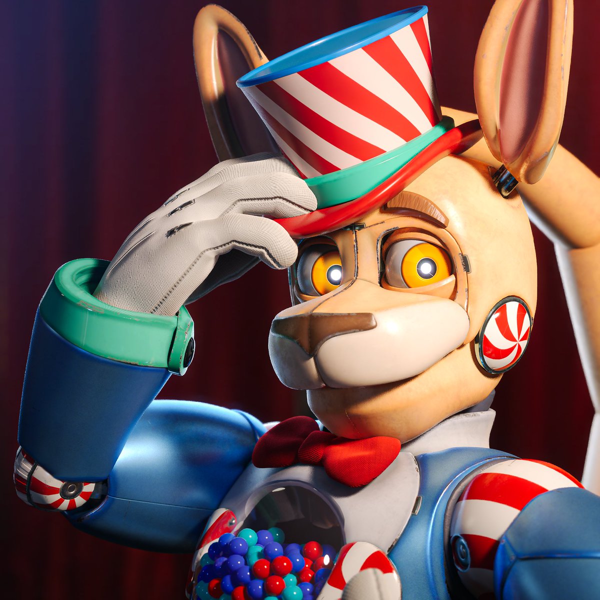 Kandy Kangaroo wishes all new guests a warm welcome… for now 🎩

Like, RT &amp; Tag your friends for a potential Kandylist Spot 🍭