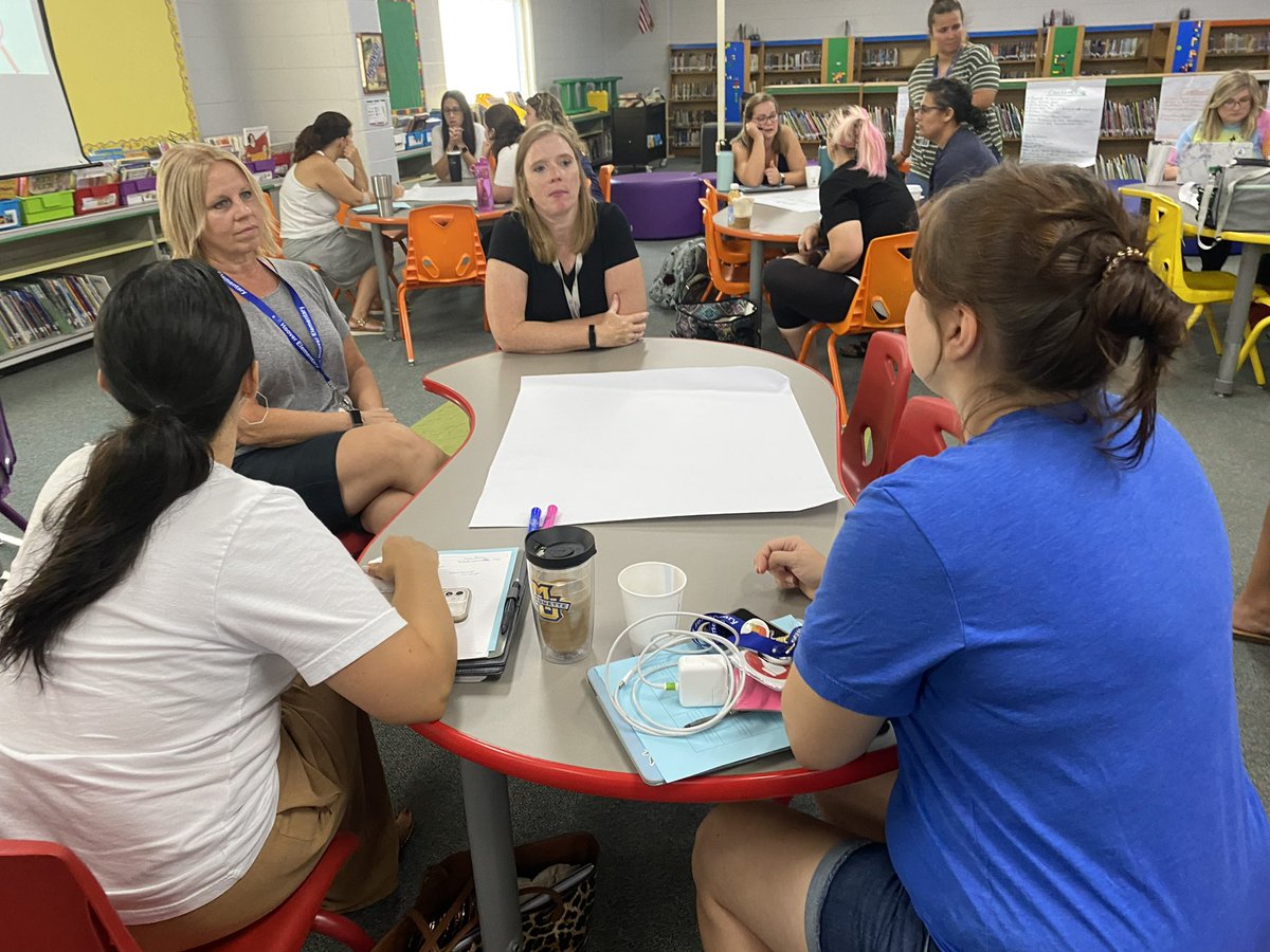 sproulla's tweet photo. So impressed with the energy @HooverWAWM teachers brought today. Endless possibilities 🌟#wawmproud #hooverdragons #bringthethunder https://t.co/eGEFj2YcrF
