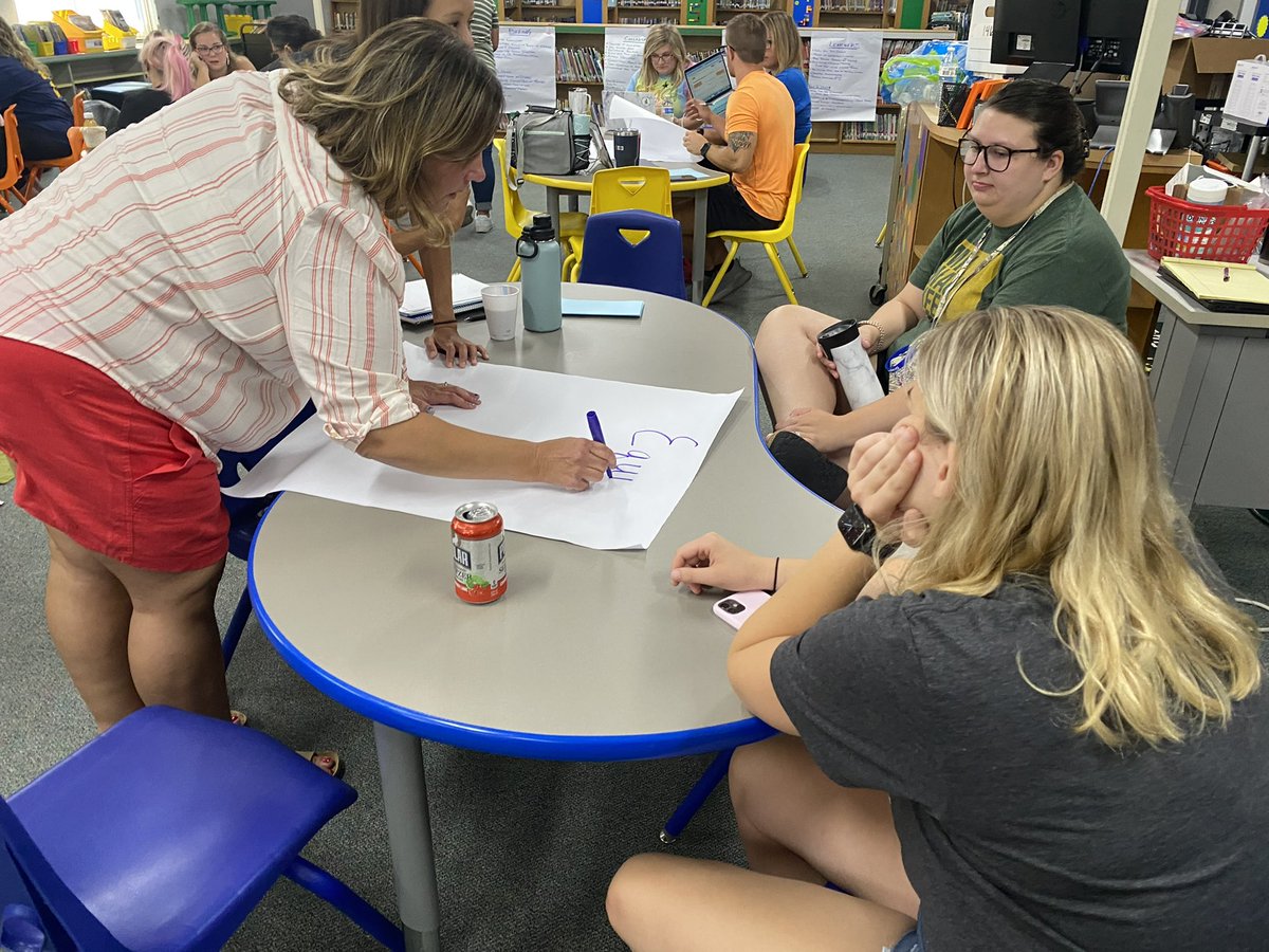 sproulla's tweet photo. So impressed with the energy @HooverWAWM teachers brought today. Endless possibilities 🌟#wawmproud #hooverdragons #bringthethunder https://t.co/eGEFj2YcrF