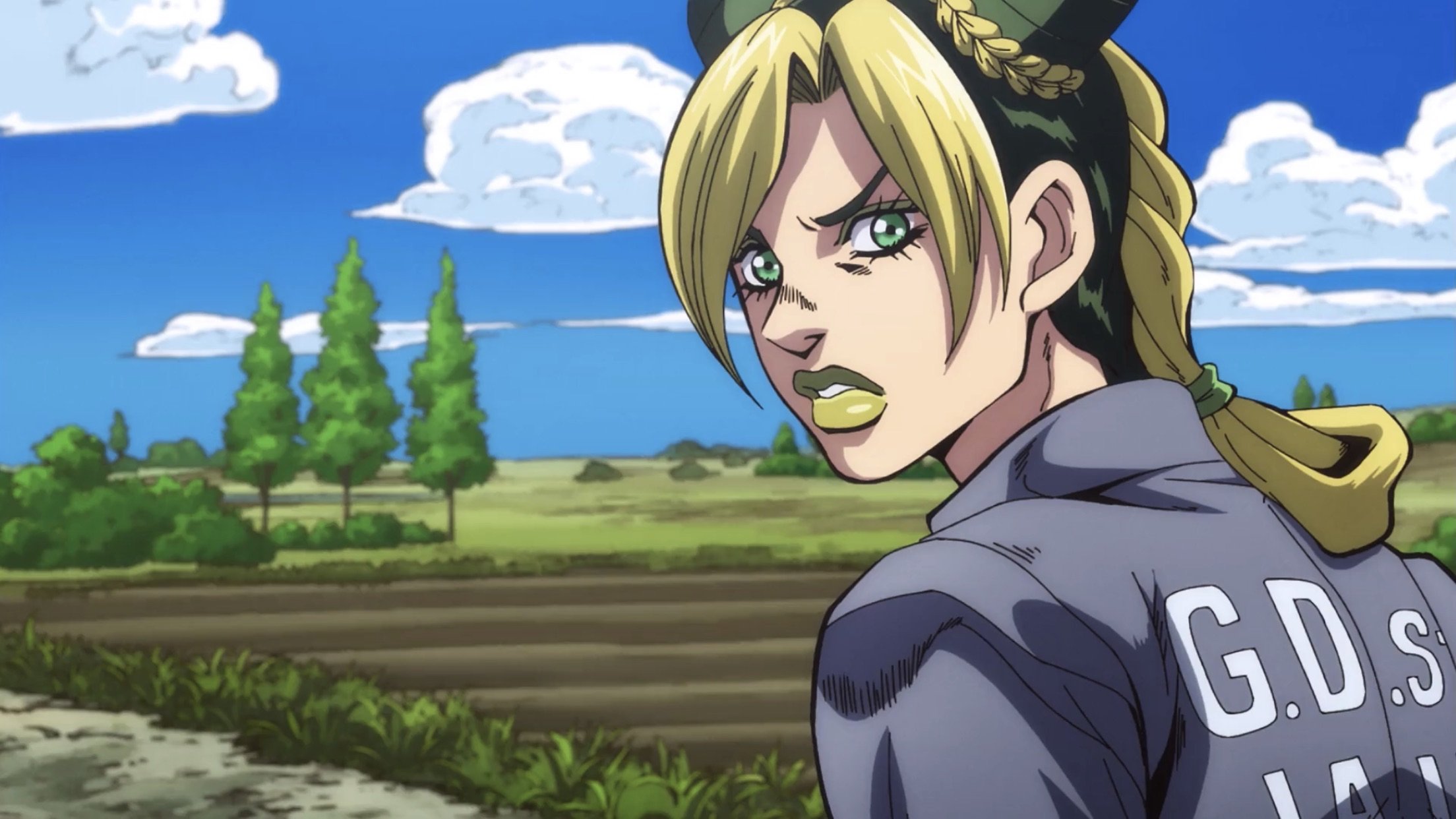Sticker ᴶᴶᴮᴬ ᴺᴱᵂˢ Was Bored And Did A Jolyne Recolor Been Forever Since I Ve Done One Of These Might Try And Start Doing Them Again I Kinda Miss It T Co F8o9tb5nea