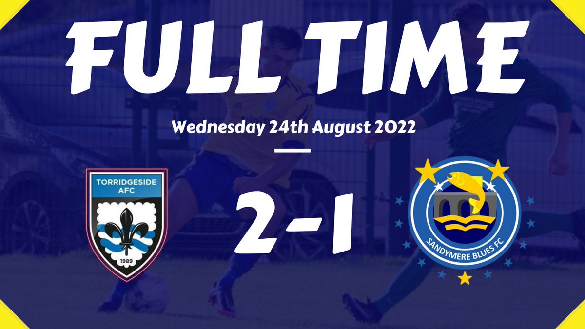 FULL TIME: <a href="/TSide12/">Torridgeside FC</a> 2⃣-1⃣ Sandymere Blues

Defeat on the opening day of the season.

A long-range Sam Corbett free kick wasn't enough to take a point away from Torrington.

#SBFC #UTB
