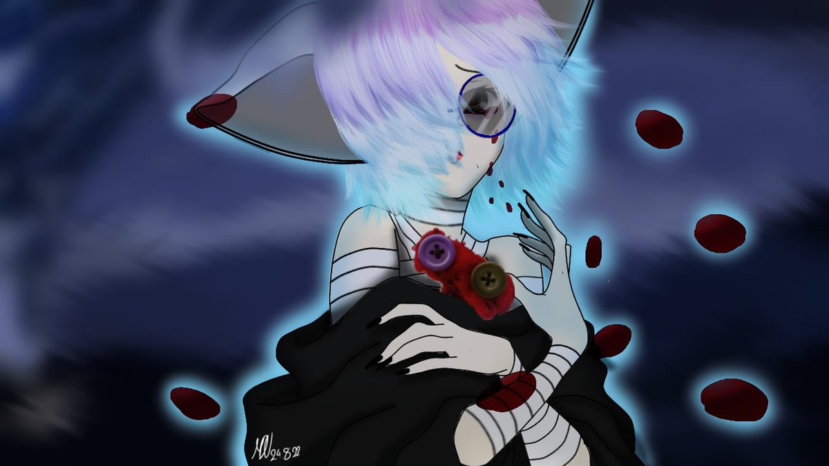 MagicDarkNeko's tweet photo. Me drawing just a thumbnail for what  @M_L_R_N_  need for his new cover.... https://t.co/2VYHjQ7fW1