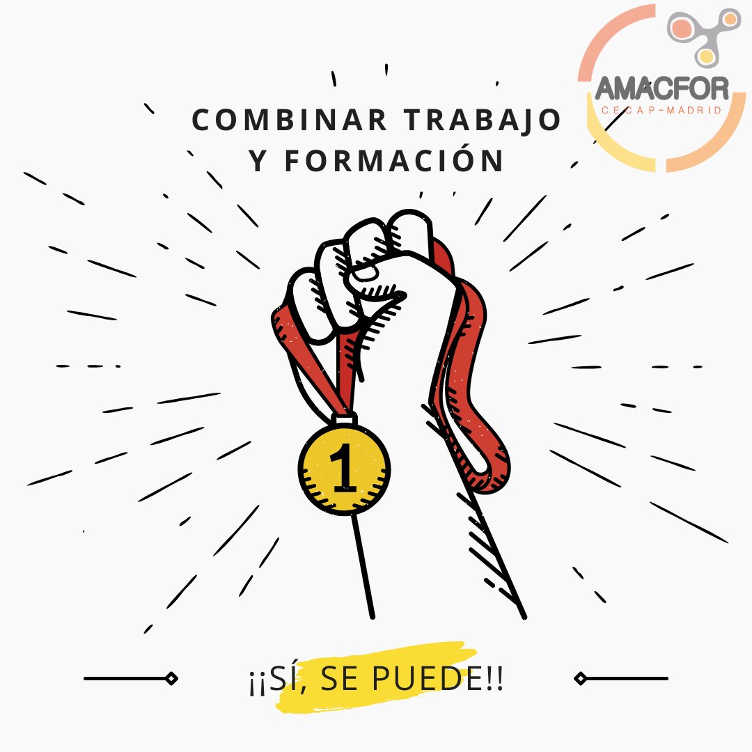 CecapM's tweet photo. Combinar trabajo y formación ¡Sí se puede!¿Quieres conseguir un ascenso en tu empresa?Lo tienes sin renunciar a tu actual ocupación laboral.💯💯La educación 💻 te ofrece muchas posibilidades para formarte sin tener que renunciar a nada.
https://t.co/YCSZ3kDIBO
#estudiosonline https://t.co/n99UPEm8j1