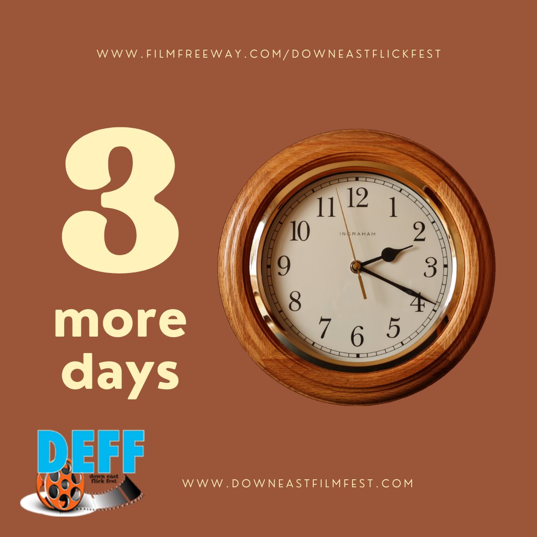 3 more days for #filmsubmissions! Submit films here by August 27th: loom.ly/_Uukd3Y