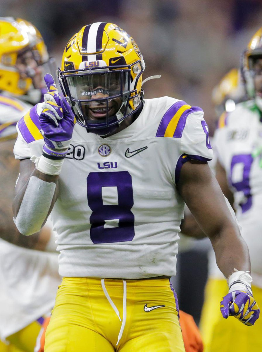 #8 DAYS UNTIL LOUISIANA HIGH SCHOOL FOOTBALL IS BACK!

.<a href="/Patrickqueen_/">🦈</a>, Livonia &amp; LSU!
- 2X LSWA All-State 
- 2019 National Champion
- 2019 National Championship MVP
- 2020 PFWA All-Rookie Team
- 2020 1st round pick of the Ravens!

GREATNESS STARTS IN #LAHSFB!
📸: David Grunfield