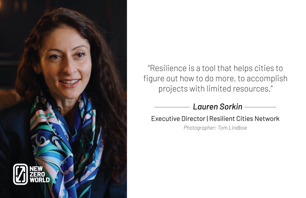 NewZeroWorld's tweet photo. It's time to think beyond our limitations and move forward together:"Resilience is a tool that helps cities to figure out how to do more, to accomplish projects with limited resources" Exec Director of the Resilient Cities Network, Lauren Sorkin #EverythingChange #CreativeNations https://t.co/bvsm3oyDjV