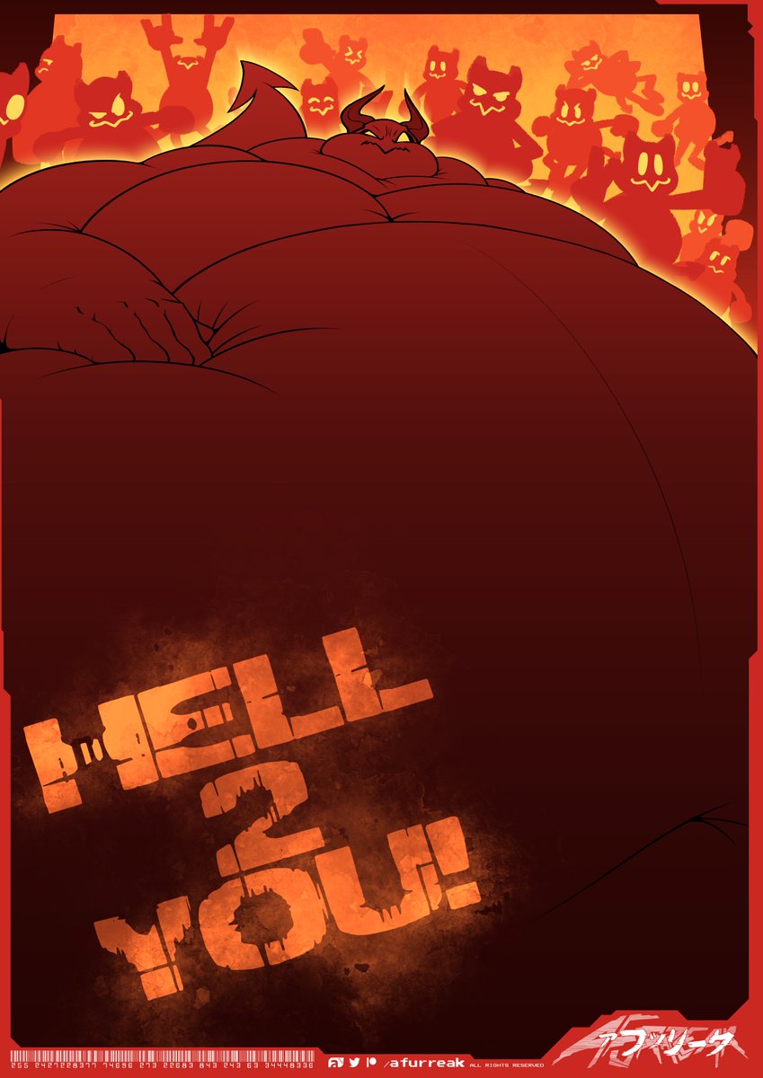 aFurreak's tweet photo. This big fat looming demon is about to give you hell with his cronies! HELL 2 YOU!

For Crynel on FA! https://t.co/KdFUa0sDMv