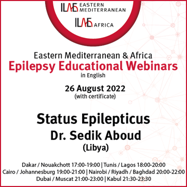 IlaeWeb's tweet photo. Don't forget! The next #epilepsy educational webinar in English is tomorrow, Friday, 26 August at 17:00 UTC! The session with the #ILAE - Africa and Eastern Mediterranean regions will address status epilepticus. Register now at https://t.co/5WQqVa3HHt. @yesILAE #epilepsyeducation https://t.co/Mlc90Meock