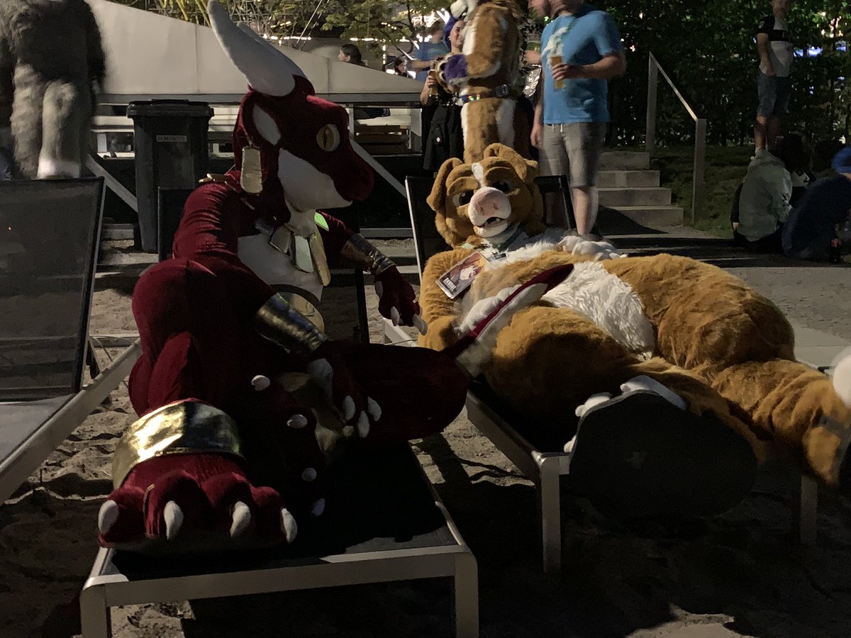 EF_prime's tweet photo. If you aren’t attending any events or roomparies tonight: Why not check out the bonfire in the Estrel Biergarten. They have beer, music, beer, suiters… did. I mention beer? Oh, and cocktails too. 🍹 https://t.co/xZ7Md2dgqG
