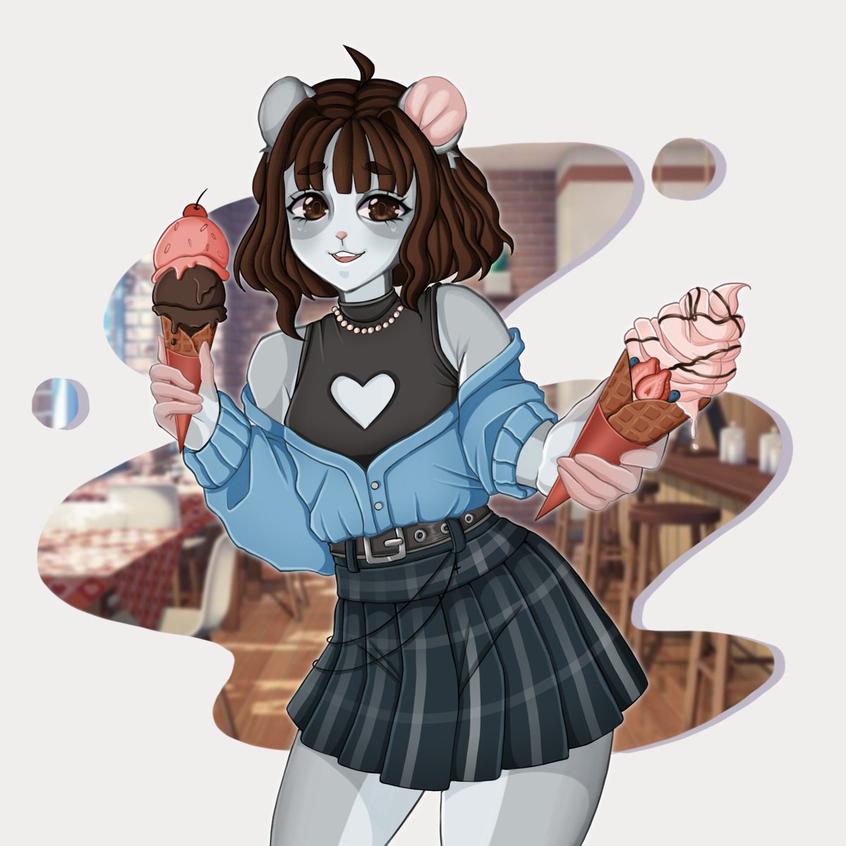 Mysuri11's tweet photo. I thought for a long time and decided to make a hamster closer to the real color, so now my fursona will be gray.
#art #digital #digitalart #furry #furryart #artfurry #fursona #sona #anthro #artwork #hamster #cute #kawaii #cafe #acecream #girl #female https://t.co/OrE2rOcxrM