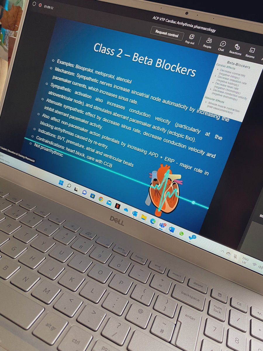 Great learning from Saqlains session this evening. 👌🏻 Join is next week for more on therapeutic drug monitoring in cardiology