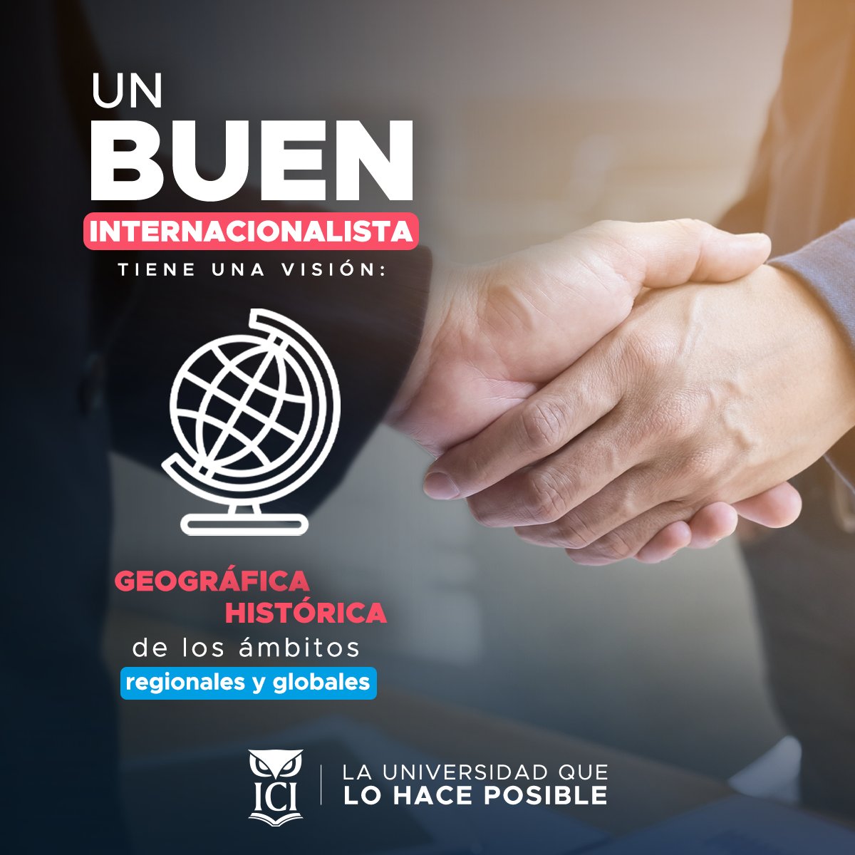 Formarte como Internacionalista te abrirá un panorama sobre los procesos sociales, económicos, culturales y políticos desde un ámbito global.🦉🌎👀
Plan de estudios: icipuebla.com/licenciatura..… 
#SomosICI #OrgulloICI #RelacionesInternacionales #InscripcionesAbiertas
