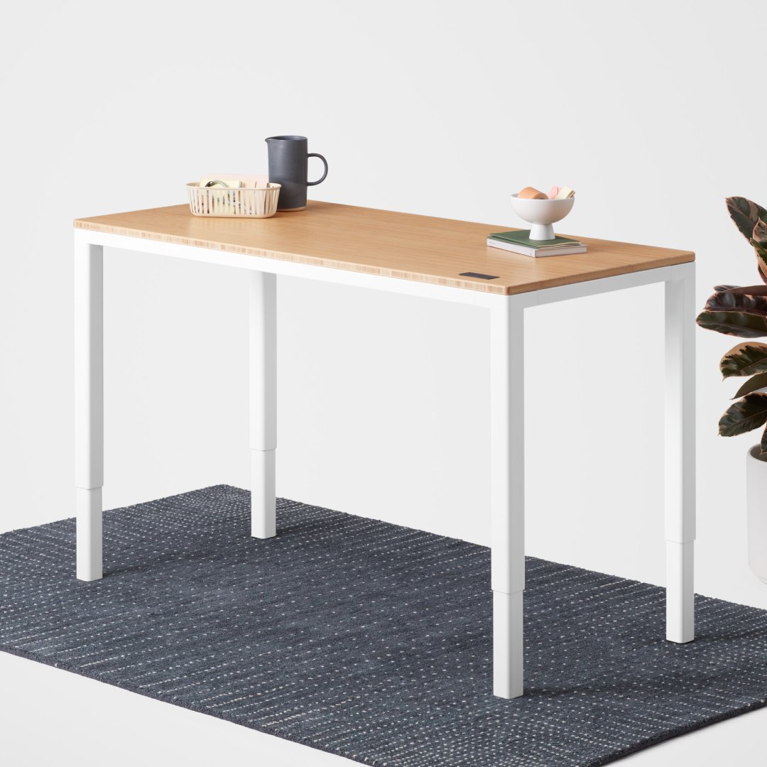 The center of a healthy home office is an adjustable-height desk. And we’ve got one for everyone. Our customer-adored Jarvis. The budget-conscious (but no less beautiful) Remi. And the new Nolan, a perfect combo of surface area, power, and simplicity. ms.spr.ly/6011jepqV